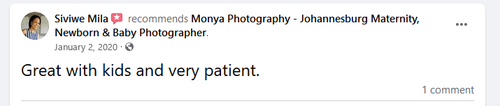 monya photography client reveiw