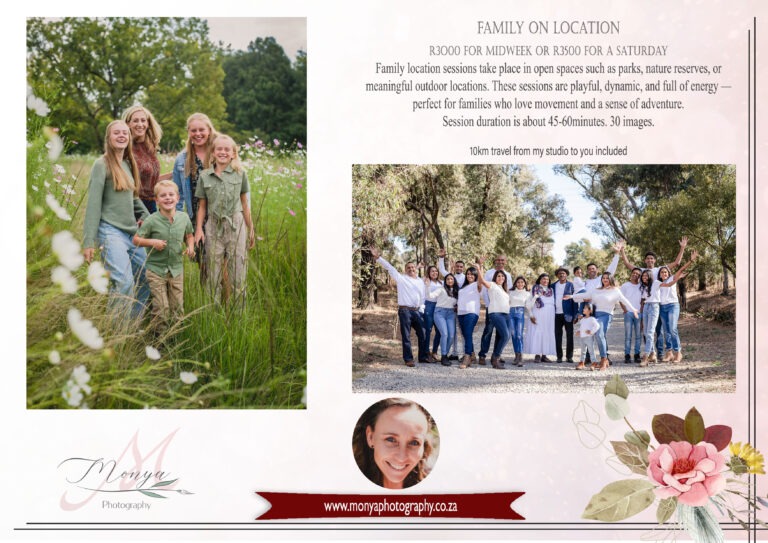 family photo shoot package price