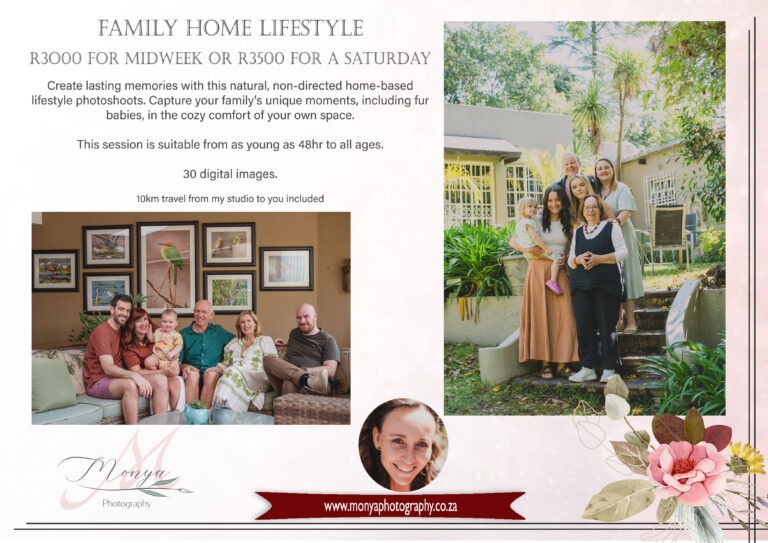Family photo shoot pricing