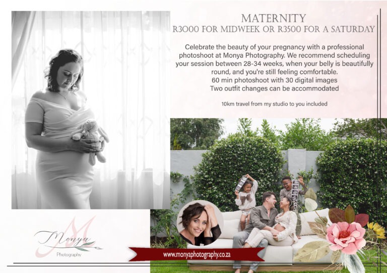 maternity photoshoot pricing