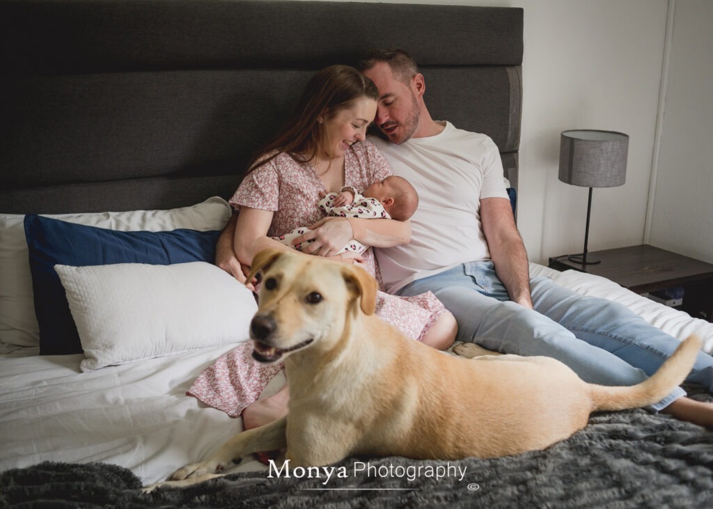 Lifestyle newborn at home