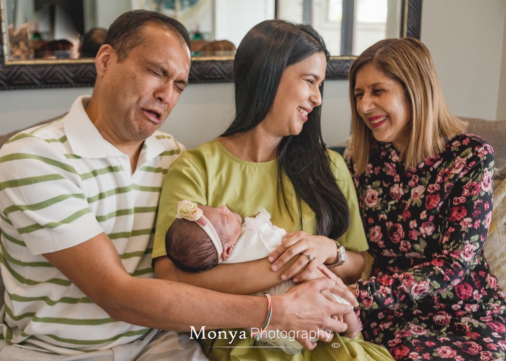 Lifestyle newborn at home